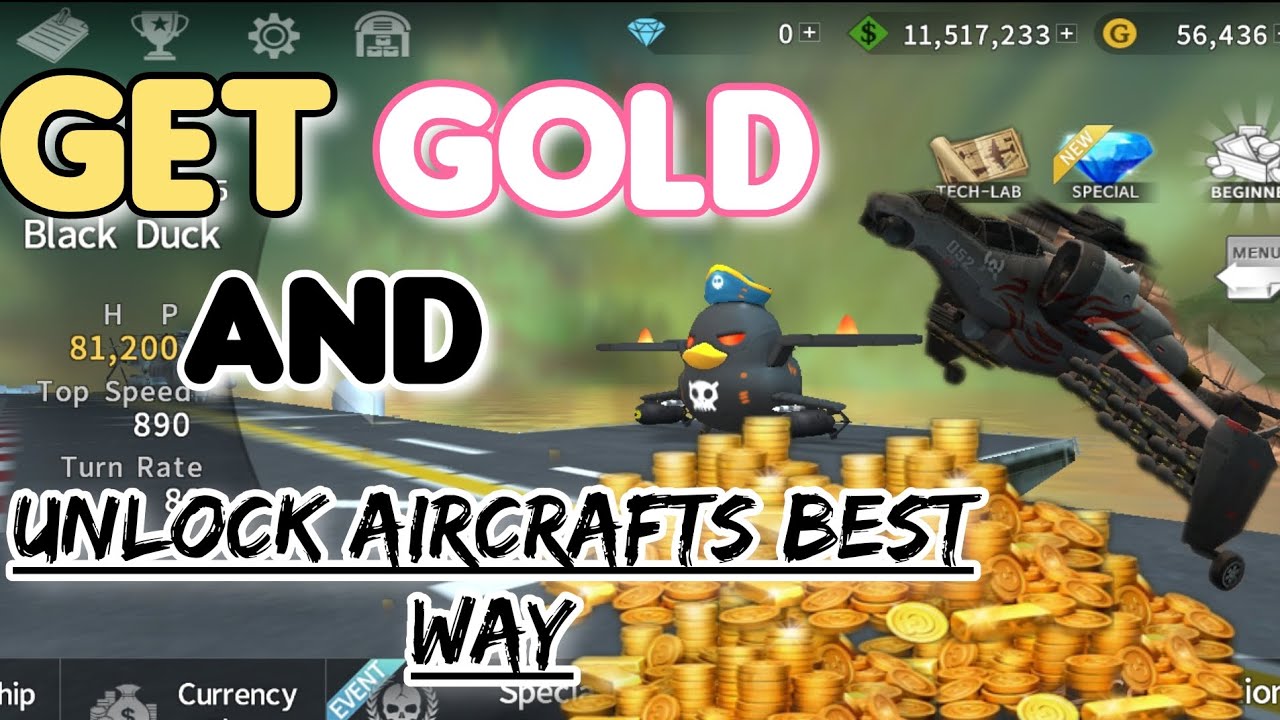Get GOLD & Unlock all aircrafts, EXPLAINED||GUNSHIP BATTLE 3D