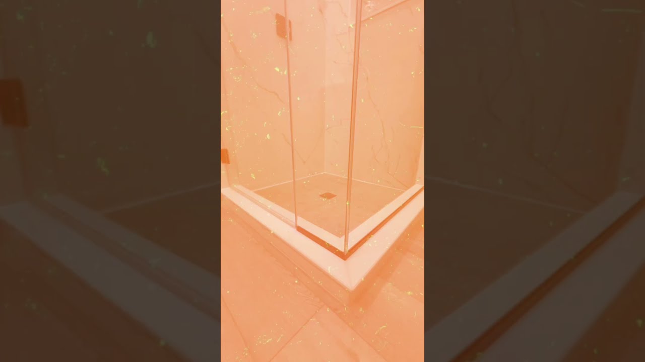 Custom Porcelain Slab Shower