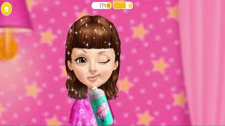 Sweet Baby Girl Pop Stars - Take Care Of Emma's Skin, Dress Up Makeup, Hair Salon Fun Gameplay screenshot 4