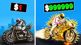 $1 to $1,000,000,000 SPIKE BIKE in GTA 5!