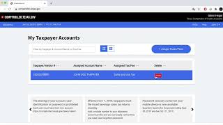 How to Remove Tax Account Associations