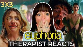 Trauma, Shock, and the WEDDING | Therapist Reacts to Euphoria S3E3