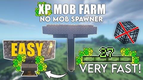 Minecraft: EASY MOB XP FARM TUTORIAL! 1.20 (Without Mob Spawner)