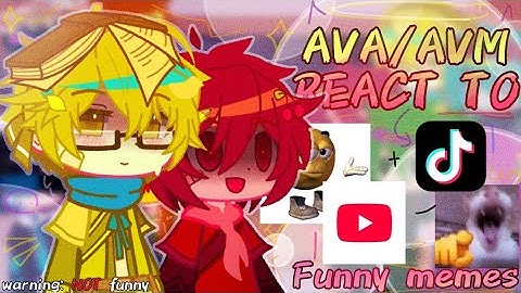 ||AVA/AVM REACT TO FUNNY MEMES‼️(not funny)||Alan Becker||cringe||short||IM SORRY||lazy af||flop🔥💥||