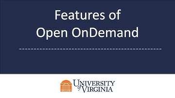 Features of Open OnDemand