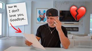 Leaving My Husband A “goodbye” Letter… *prank*