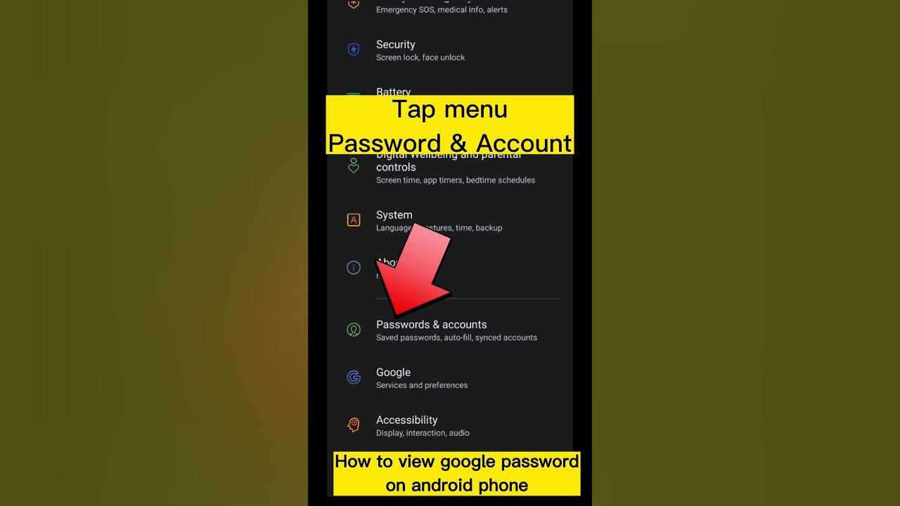 How to view google password on android phone youtube