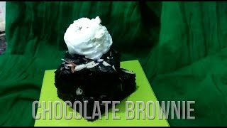 CHOCOLATE BROWNIE | WITHOUT OVEN |  बिना अवन  की ब्राउनी |SPICE UP YOUR WORLD