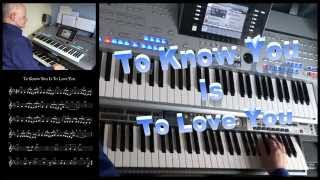 Miniatura de "The Beatles - To know you is to love you - Live on Tyros with Euro organ sound"