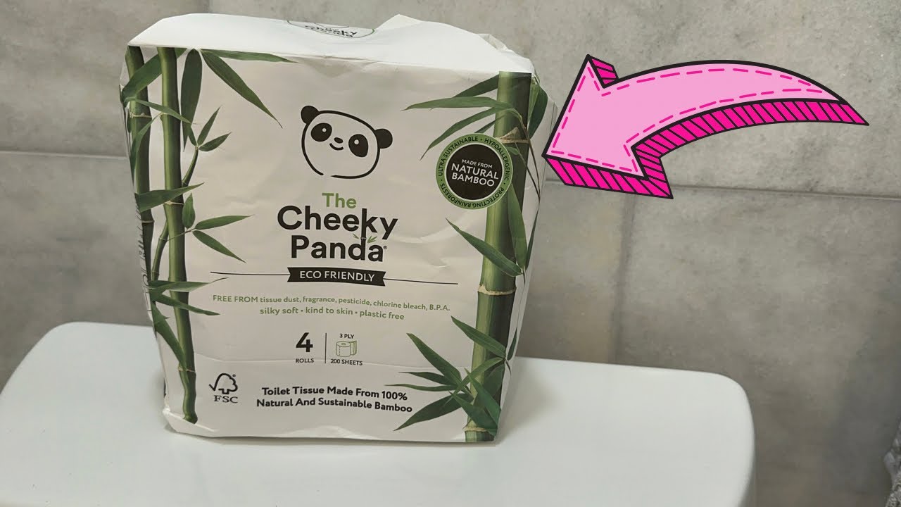 The Cheeky Panda Bamboo Toilet Paper with Plastic Free Packaging 1