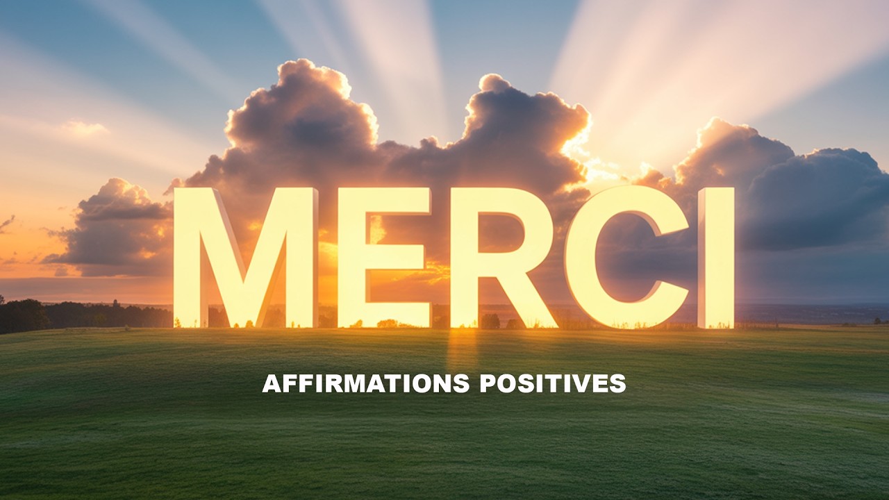 MERCI 🙌 Affirmations Positives   Loi d’Attraction & Énergie d’Abondance