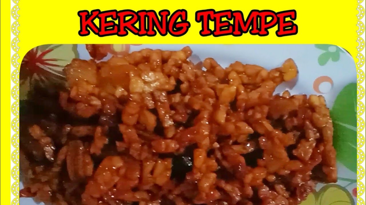 RESEP KERING TEMPE YouTube RESEP KERING TEMPE YouTube
