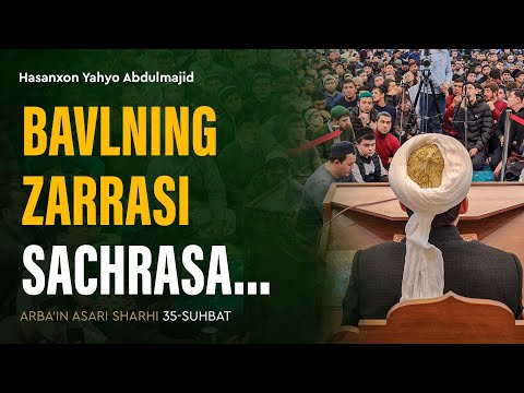 Bavlning zarrasi sachrasa... | Arba'indan nuktalar