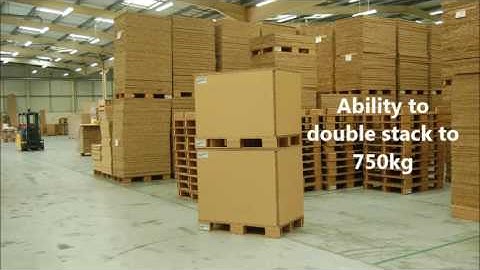 Collapsible Pallite pallet box