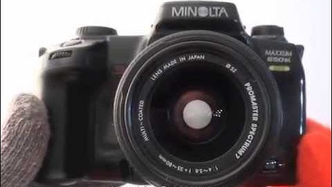 Minolta 650si WITH SHUTTER SOUND