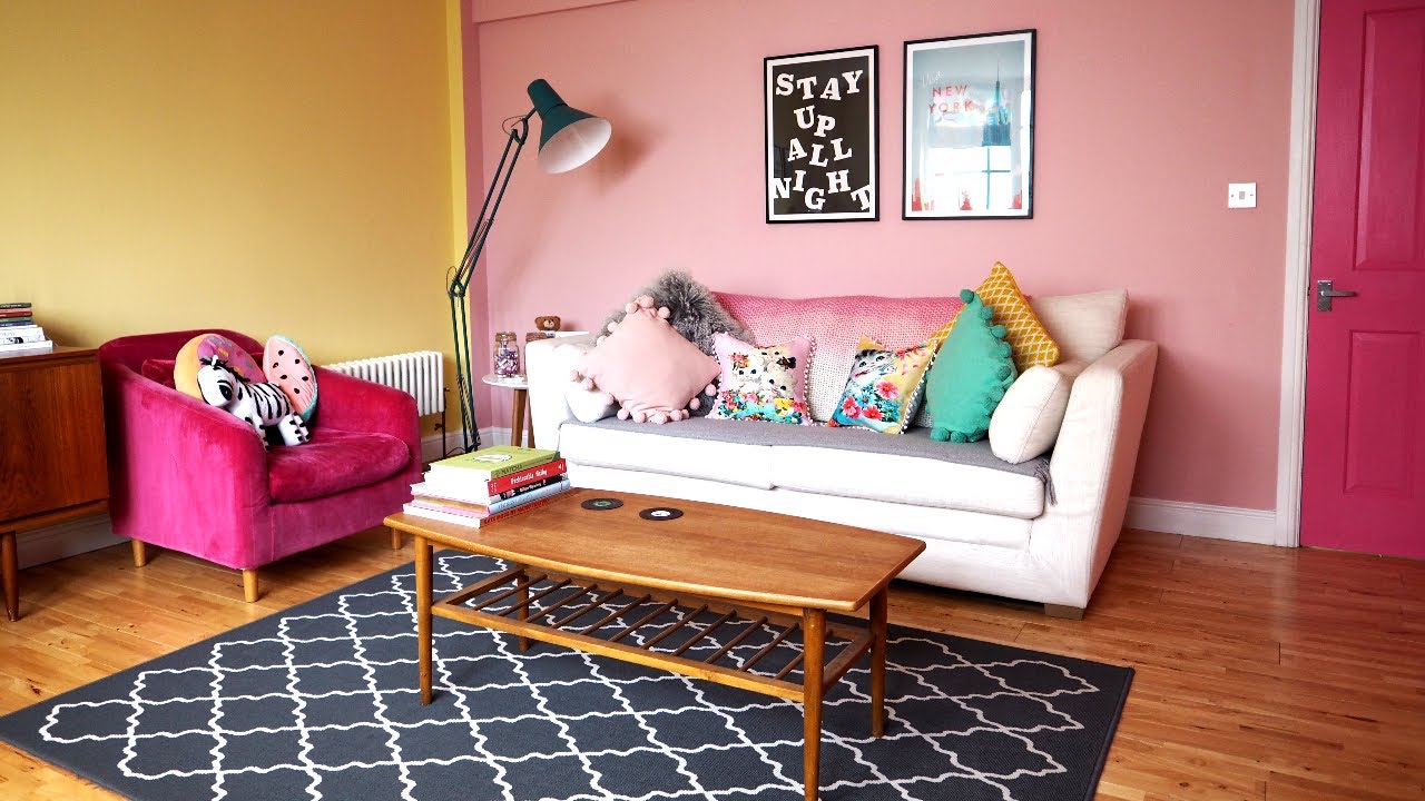 A Tour Of My Airbnb Living Room & How To Make Your Home More Colourful
