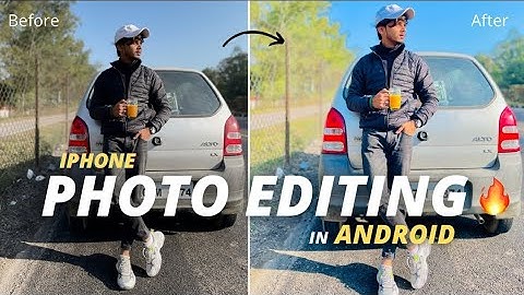 iPhone photo editing in android | iPhone jesi photo editing kaise kare| iPhone editing | dev | 2025