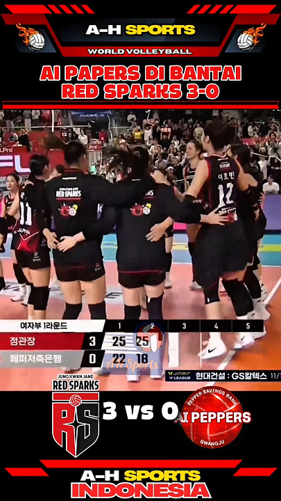 🔥🔥RED SPARKS BANTAI AI PAPERS 3-0 #shorts #redsparks