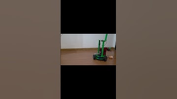 The LeKiwi robot is remotely controlled by an AI policy