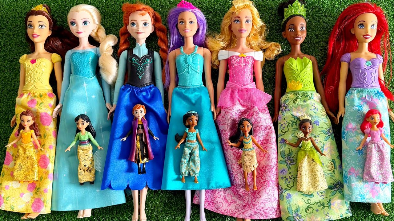 Disney Princess Doll Makeover ~ DIY Miniature Ideas for Barbie - Wig, Dress, Faceup, andMore! DIY Disney Princess Doll Makeover ~ DIY Miniature Ideas for Barbie - Wig, Dress, Faceup, andMore! DIY