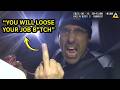 When an Entitled Driver Finds Out Threats Don't Stop a Handcuff Reality Check (Bodycam)