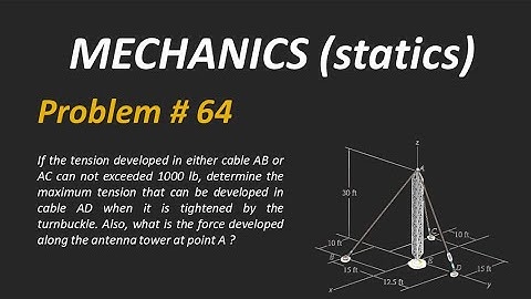 If the tension developed in either cable AB or AC can not exceeded 1000 lb, determine the maximum