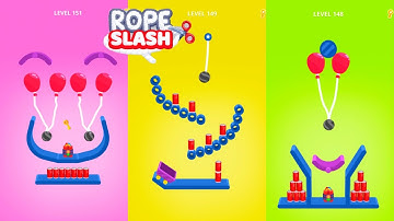 Rope Slash Level 138 To 153 Unlocked Walkthrough iOS Gameplay part -9