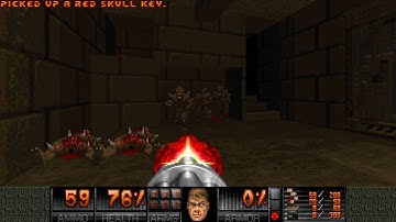 Doom 2 - Alien Vendetta (Map 1: Sunset): UV-Fast 100% (Map Author: Martin Aalen Hunsager)