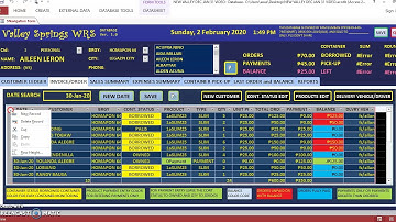 WATER REFILLING STATION DATABASE DELETE EDIT TUTORIAL