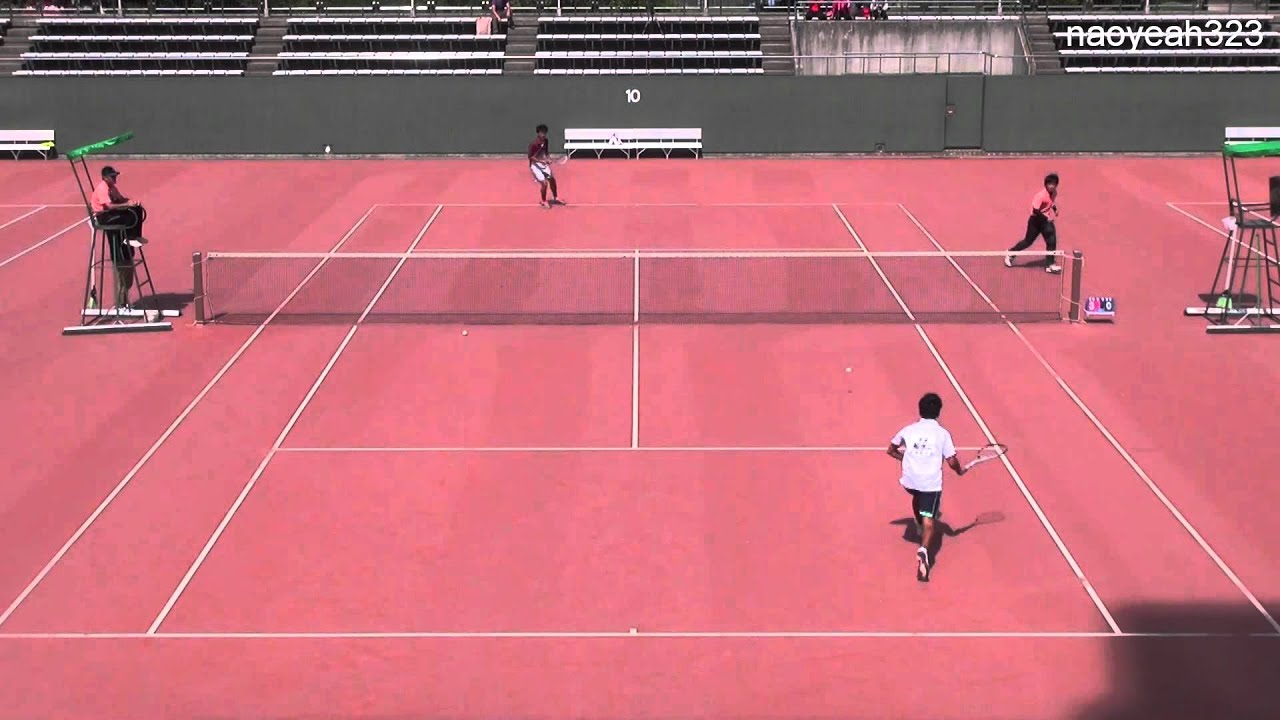 2015年 ソフトテニスJOC杯 U-20 男子シングルス 決勝 船水 対 星野