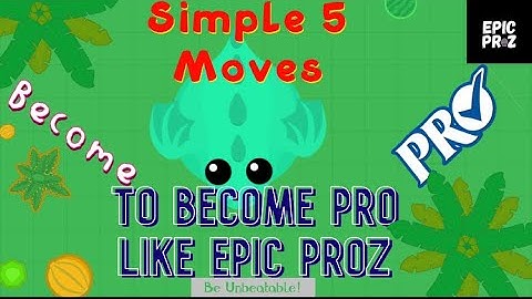 MOPE.IO 1v1 tutorial on mobile 5 basic moves how to be pro?