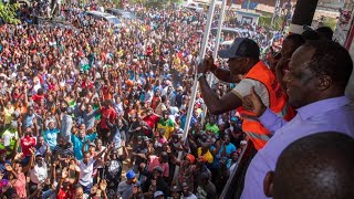 MATHARE IKO LOCKED!! Joho, Oparanya address a huge crowd in Mathare!!