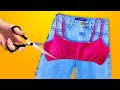 TRANSFORMAÇÃO! 11 IDEIAS INTELIGENTES DE HACK PARA ROUPAS E ACESSÓRIOS DA MODA COM CALÇA JEANS #DIY9