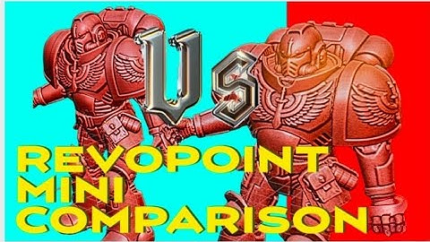 🪖Warhammer 40k 3D Scanning  2024 ⚡ Revopoint Mini 2 vs Mini 1 Head-to-Head 🤼‍♀️