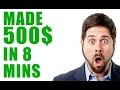 Trend Strategy - Live Binary Options Trading Session! $500 Profit!