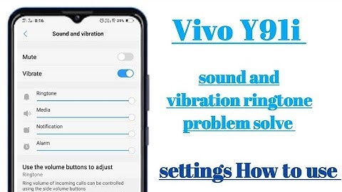 Vivo y91i sound and vibration ringtone problem solve settings hidden features How to use