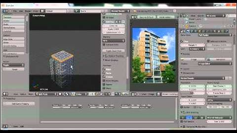 Blender 2.6 - making a building from a photograph part 1