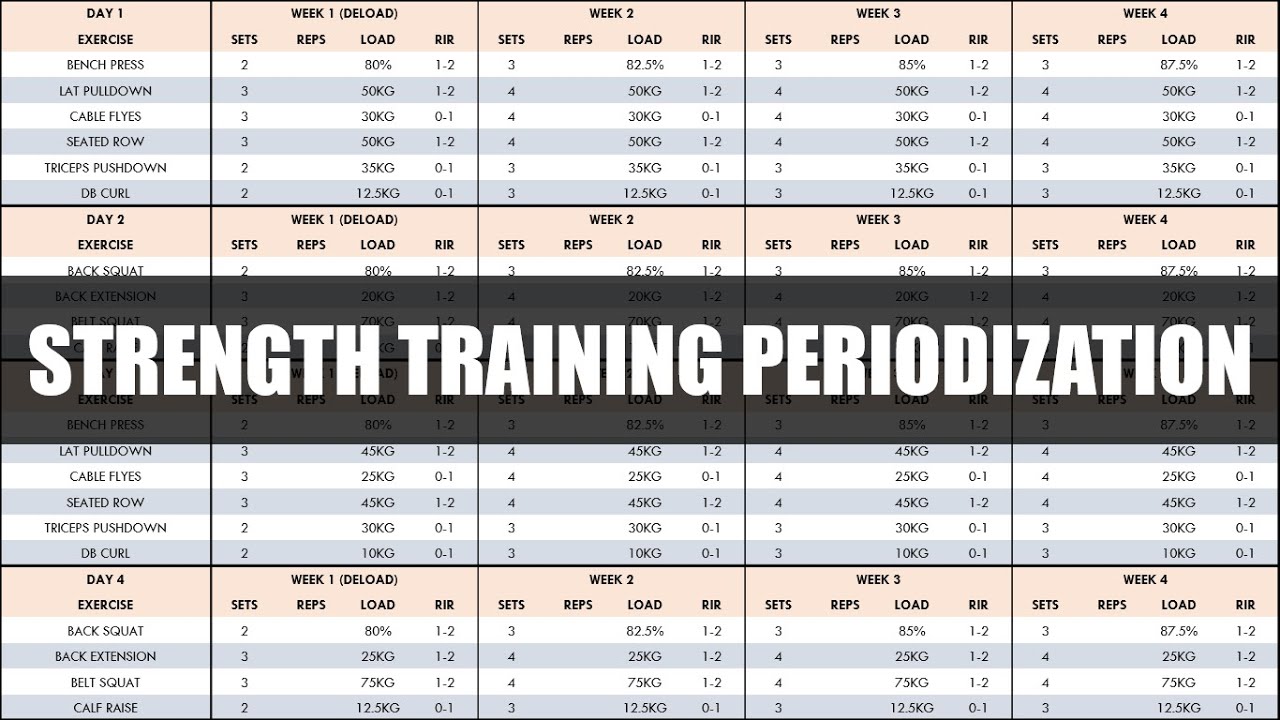 Complete Strength Training Programming & Periodization