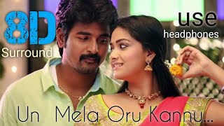 Unmela Oru Kannu 8D / Rajinimurugan-Unmela Oru Kannu video song