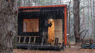 I&#39;m installing a stove in the cabin (short version), Building a tiny forest cabin