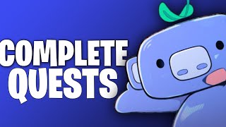 HOW TO COMPLETE ANY DISCORD QUEST FROM MOBILE