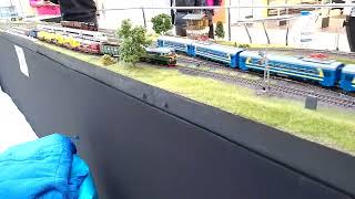 miniland  найбільший залізничний макет України  тепловоз 2м62/м62