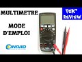 Multimetre mode demploi tutoriel  voltcraft vc830 conrad notice lectronique  pour les nuls