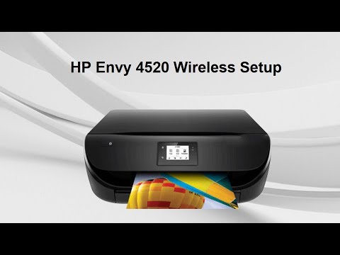 anklageren Ordinere Samler blade HP Envy 4520 wireless setup | Connect your HP Envy 4520 to a WiFi network -  YouTube