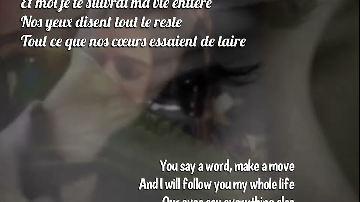 Les larmes aux yeux - Lyrics (Engsub)