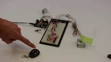 Wireless Stepper Motor Control with Arduino