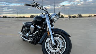 2004 Yamaha XV1700 Road Star Midnight Edition review and ride with 0-60 and burnouts!!!