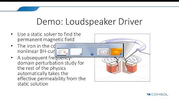 COMSOL - LOUDSPEAKERS