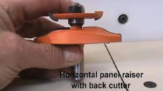 CMT s horizontal panel raiser with backcutter