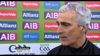 JIM MCGUINNESS SPEAKS AFTER DERRY V DONEGAL - 2024 ULSTER FOOTBALL CHAMPIONSHIP